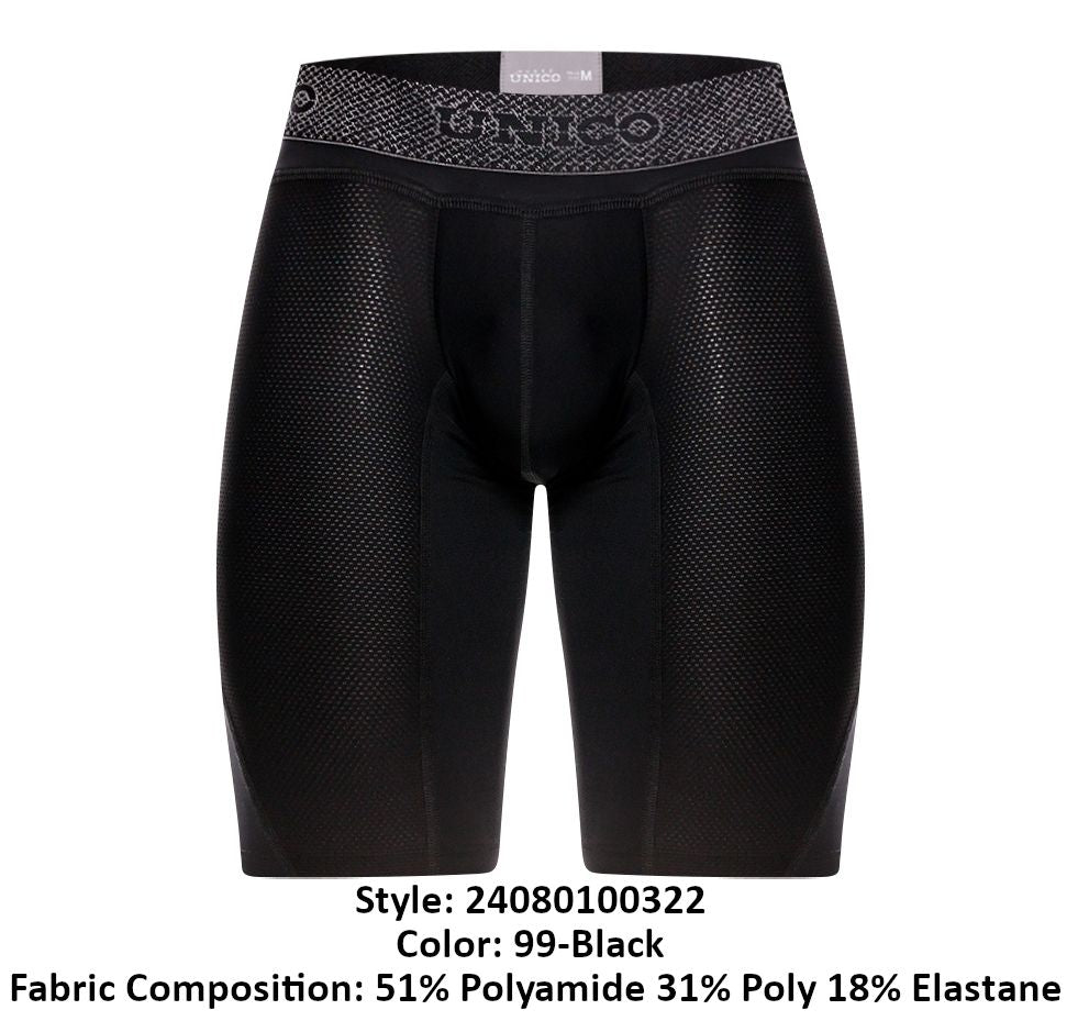Unico 24080100322 Ardid Boxer Briefs Color 99-Black - DealByEthan.gay loves Unico