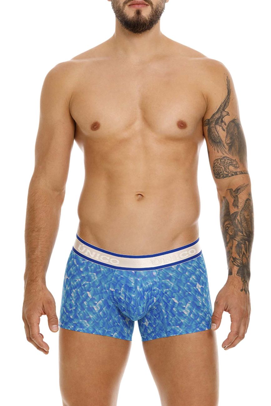 Unico 24100100106 Palindromo Trunks Color 46-Blue - DealByEthan.gay loves Unico