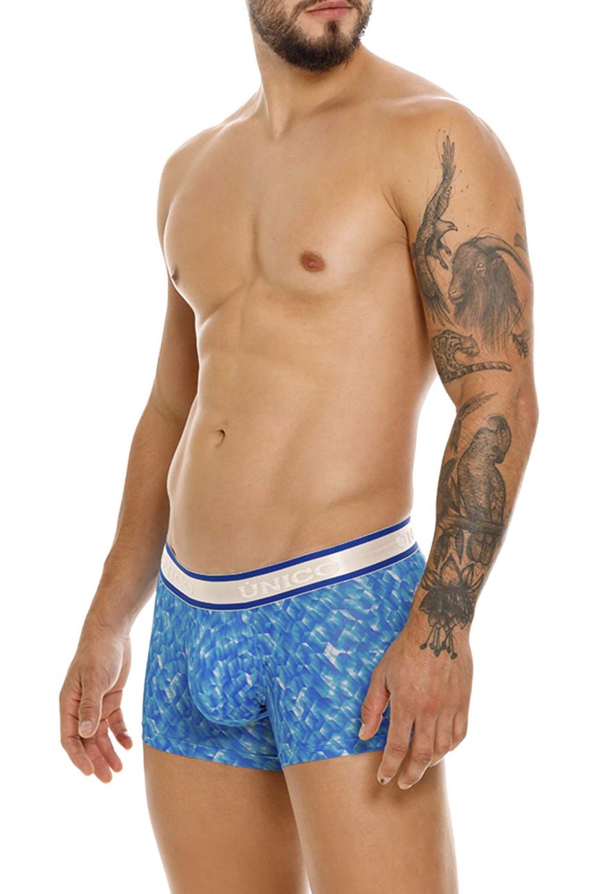 Unico 24100100106 Palindromo Trunks Color 46-Blue - DealByEthan.gay loves Unico