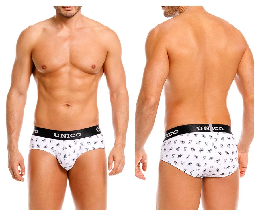 Unico 25040101130 Frenchis Briefs Color 00-White - DealByEthan.gay loves Unico