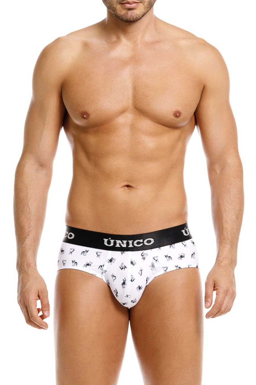 Unico 25040101130 Frenchis Briefs Color 00-White - DealByEthan.gay loves Unico