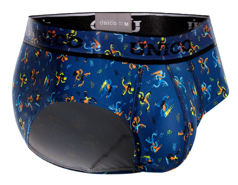 Unico 25060101106 Pacer Briefs Color 46-Blue - DealByEthan.gay loves Unico