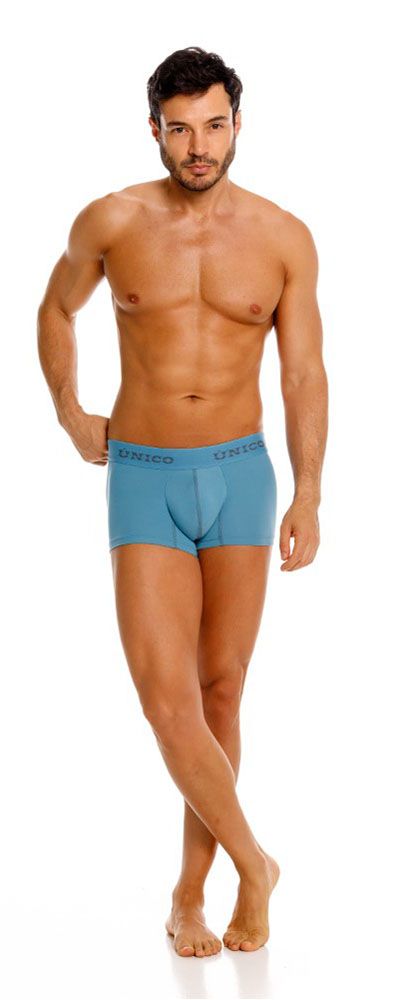 Unico 26020100118 ventisca trunks blue men’s briefs with snug fit and elastic waistband