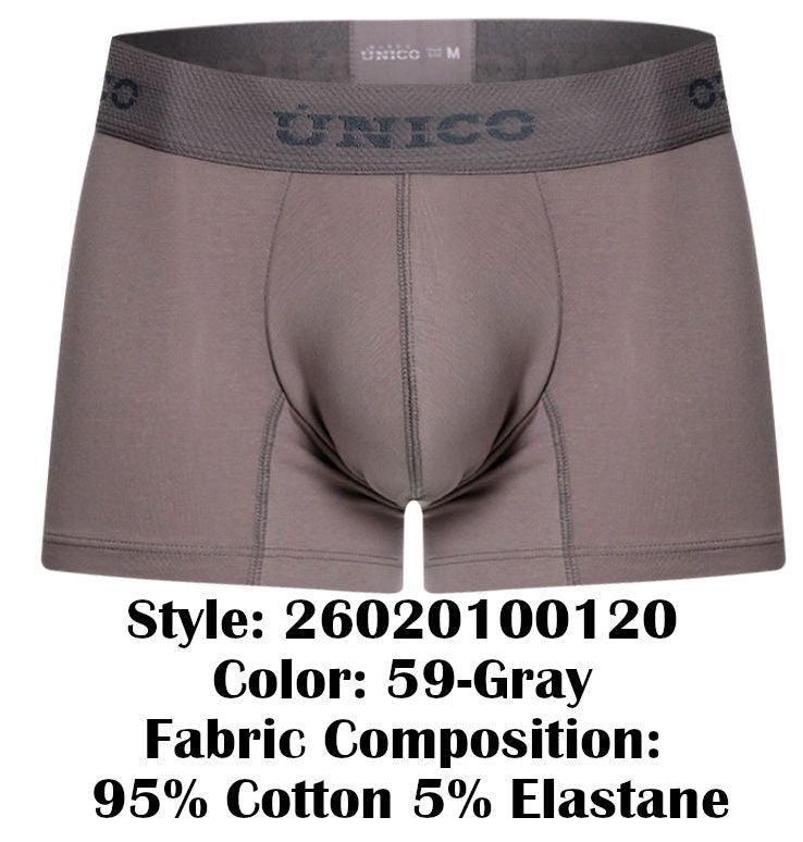 Unico 26020100120 Ruano Trunks Color 59-Gray - DealByEthan.gay loves Unico