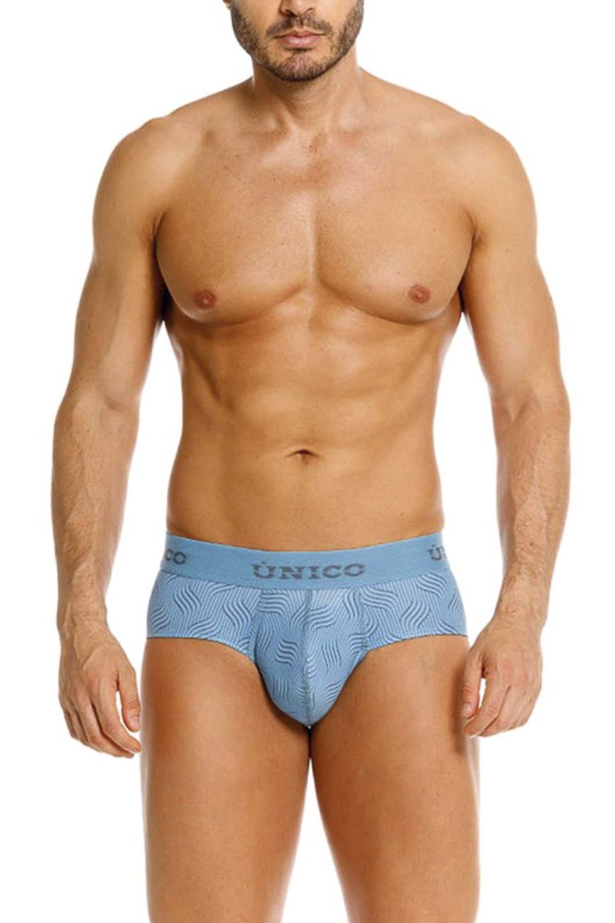 Unico 26020101111 Lenoso Briefs Color 46-Blue - DealByEthan.gay loves Unico