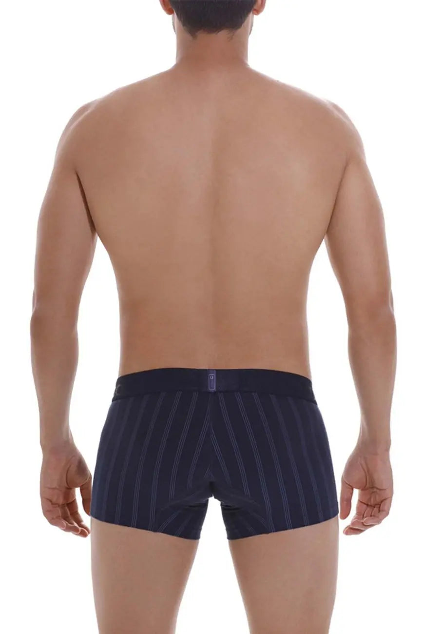 Mundo Unico Men's Underwear 22100100103 Senda Trunks Color 82-Dark Blue