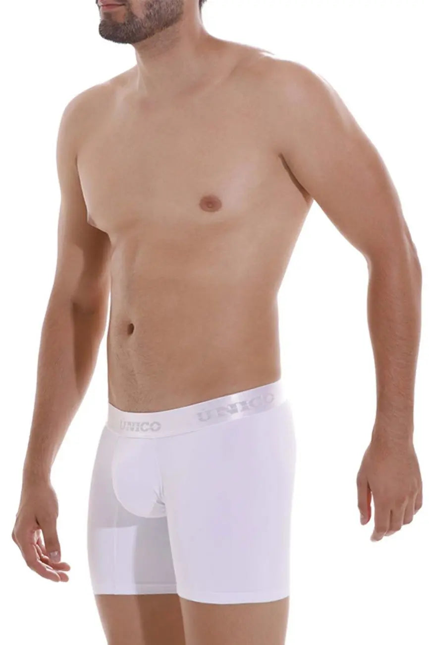 Ropa Interior para Hombre Mundo Unico 22120100205 Bóxers Cristalino M22 Color 00-Blanco