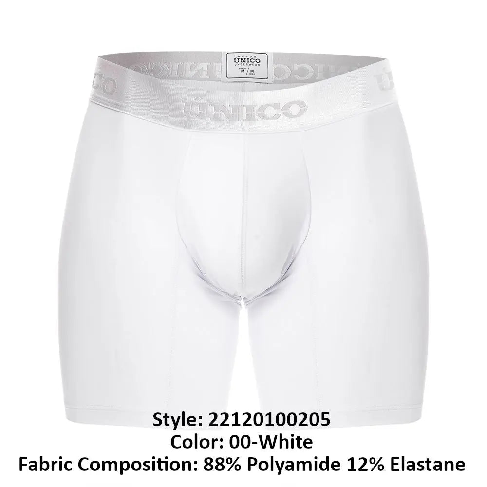 Ropa Interior para Hombre Mundo Unico 22120100205 Bóxers Cristalino M22 Color 00-Blanco