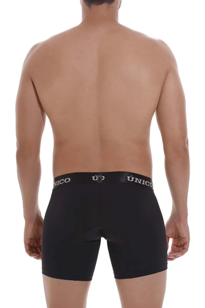 Mundo Unico Men's Underwear 22120100207 Intenso M22 Boxer Briefs Color 99-Black