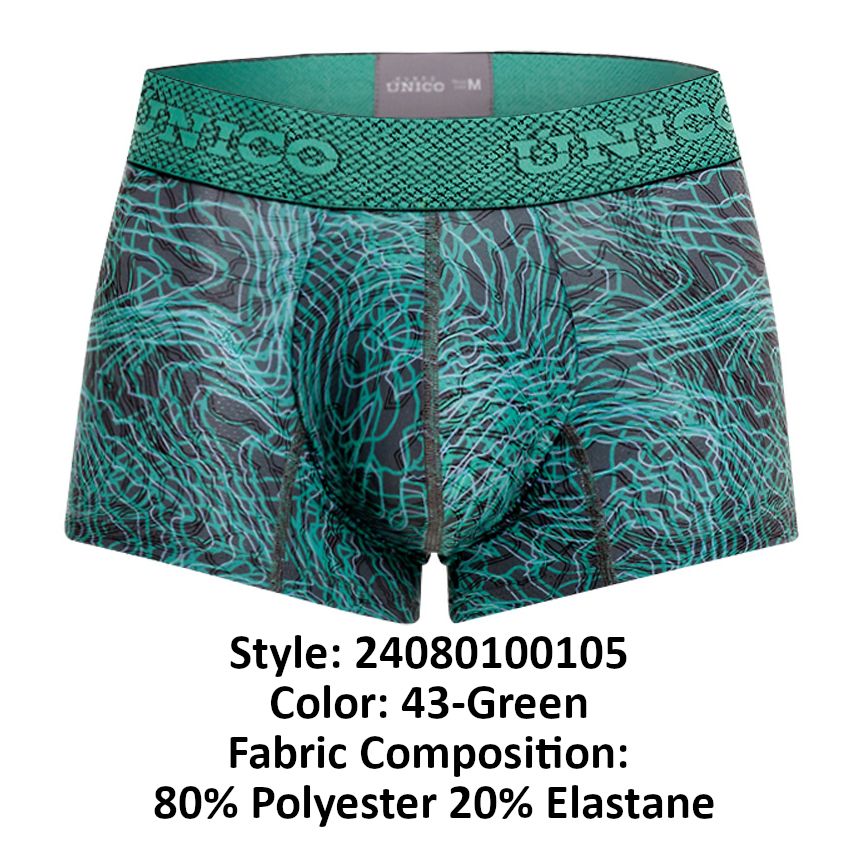 Unico 24080100105 Cairel Badehose Farbe 43-Grün