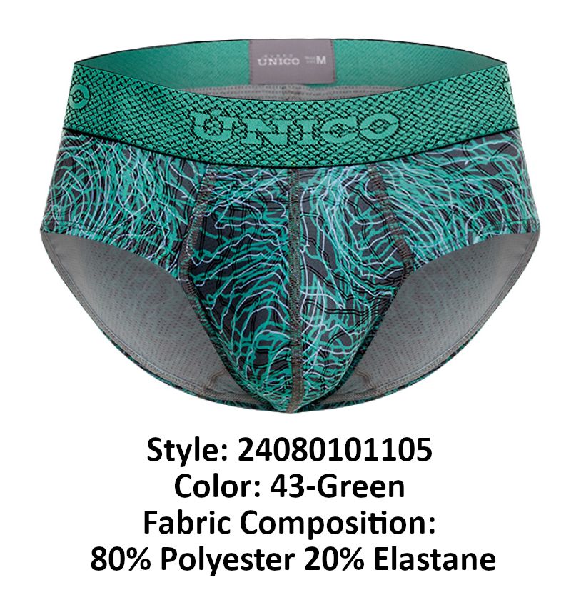 Unico 24080101105 Cairel Slip Farbe 43-Grün