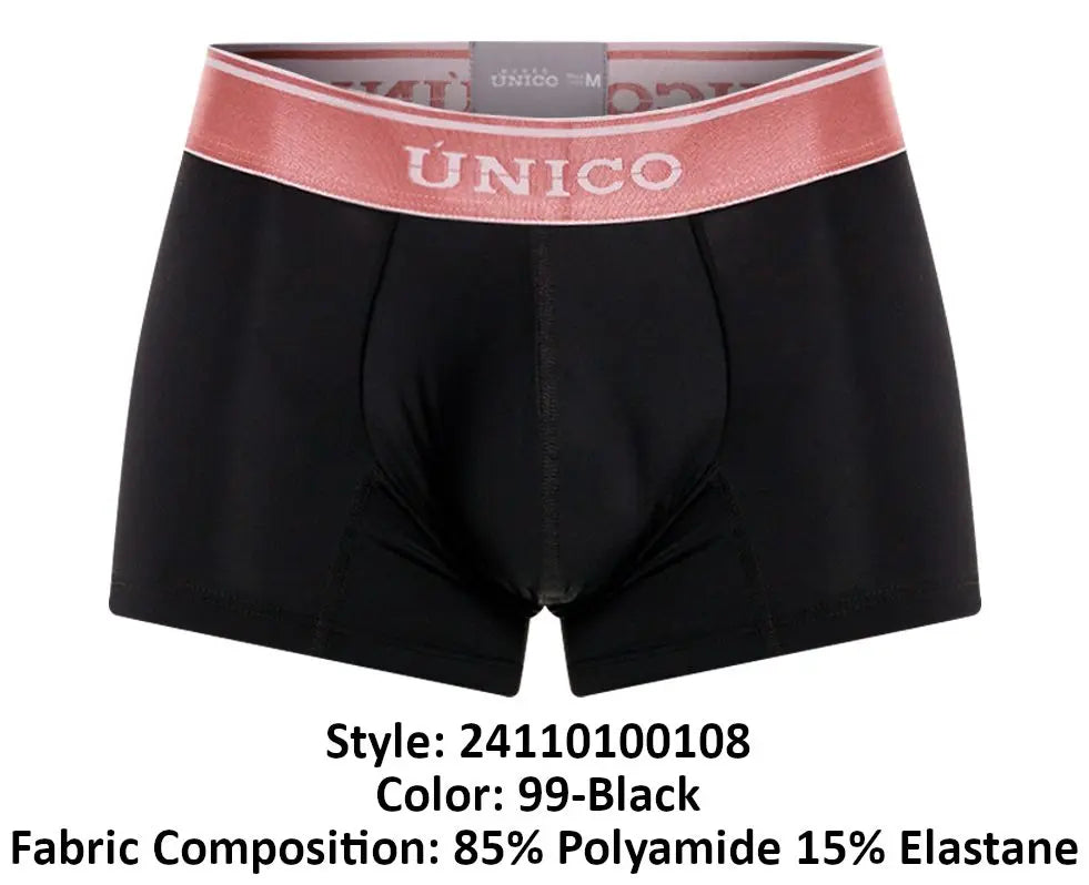 Mundo Unico Ropa Interior Masculina 24110100108 Bóxer Corto Oro Rosa Color 99-Negro