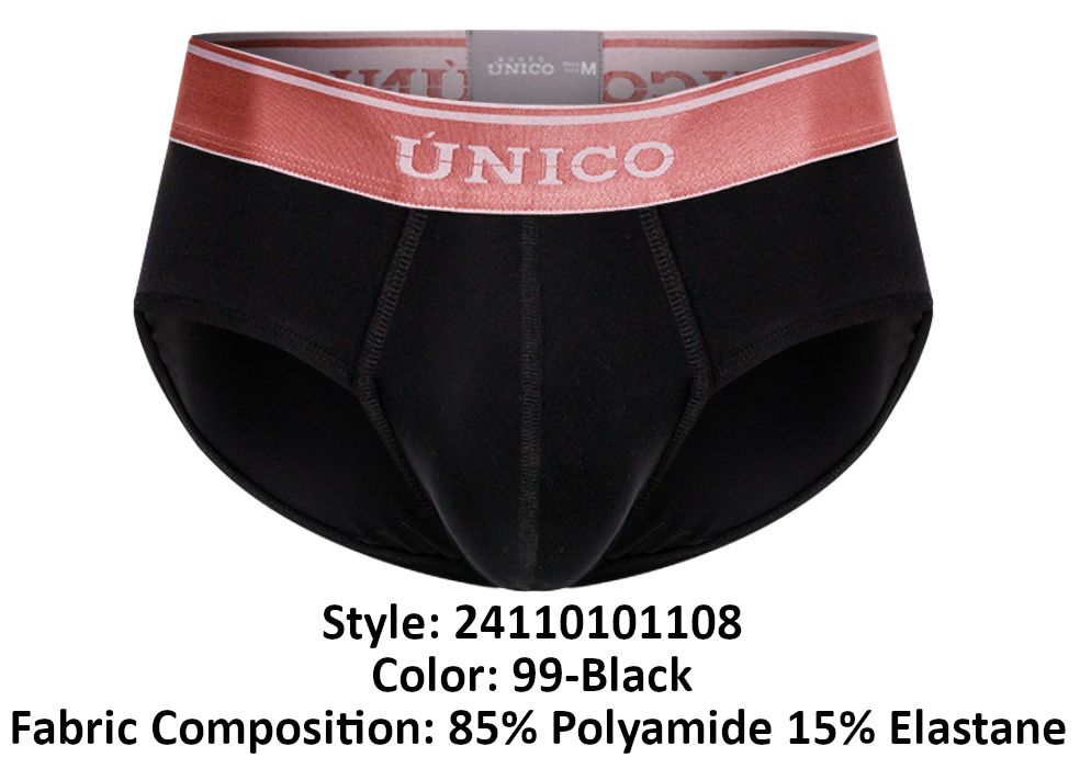 Unico 24110101108 Oro Rosa Slip, Farbe 99-Schwarz