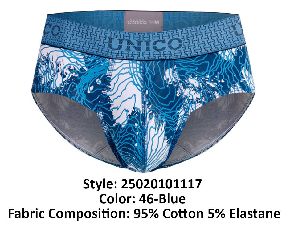 Unico 25020101117 Barniz Slips Farbe 46-Blau