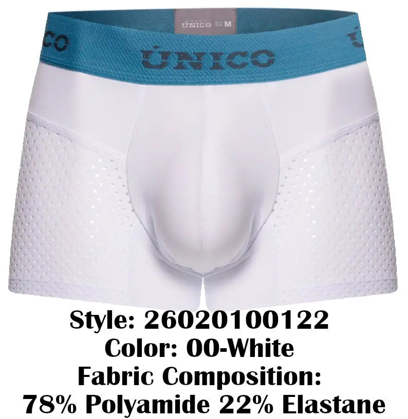Calzoncillos para hombre Mundo Único 26020100122 Sedoso Trunks Color 00-Blanco