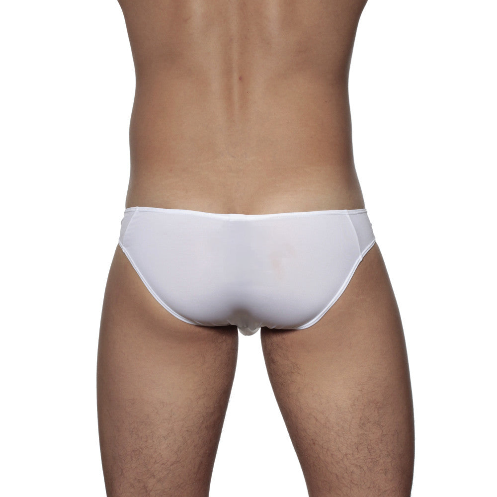 Groovin' Underwear Athletic V-Cut Bikini Brief White BV0401