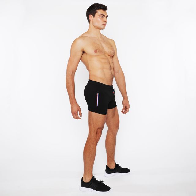 VAULT GYM-TECH SHORT W/ 3 COLOR HEAT WELD ZIPPERS - DealByEthan.gay loves ST33LE