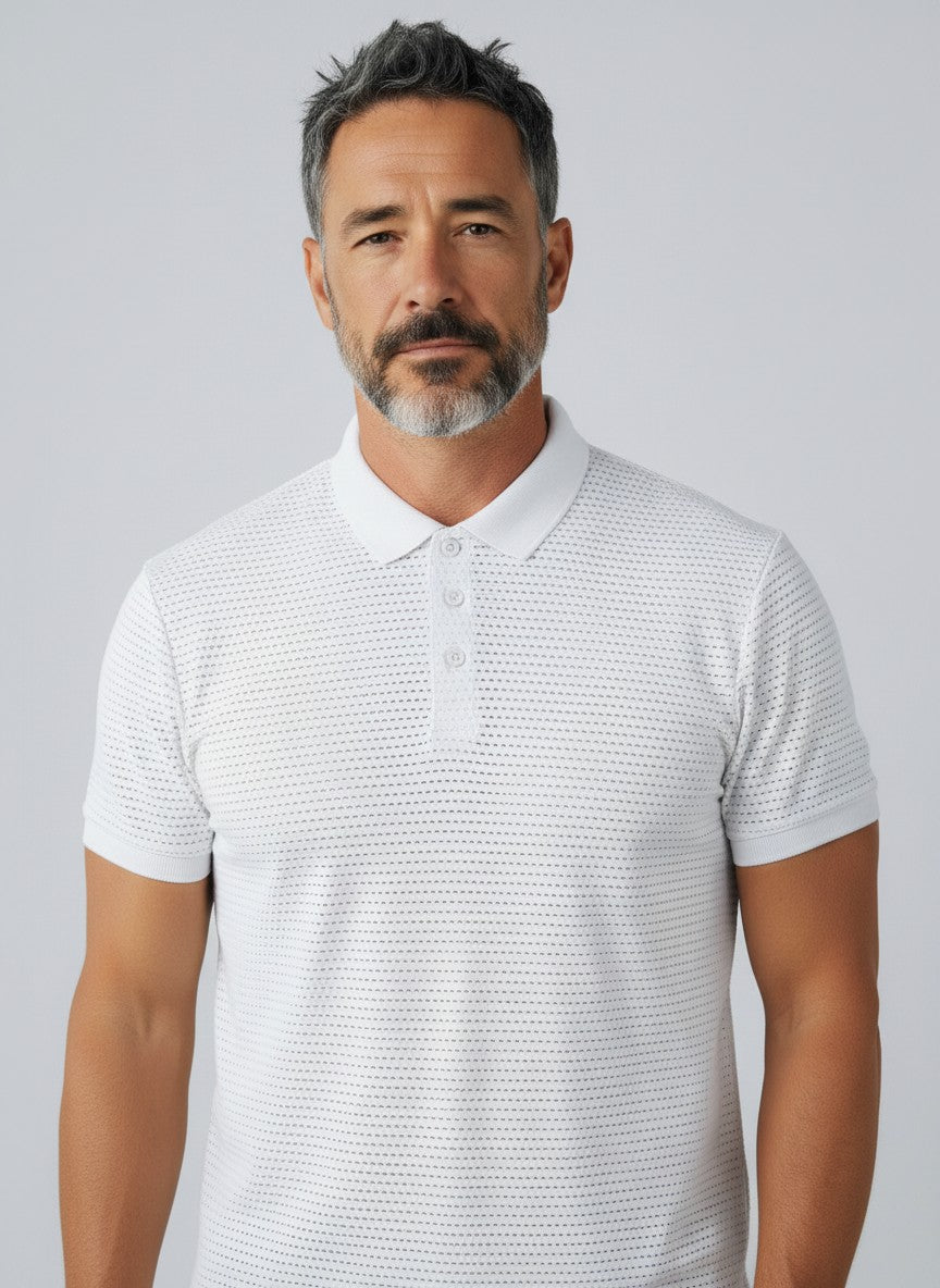 Vertical Sport Men's Knit Polo
