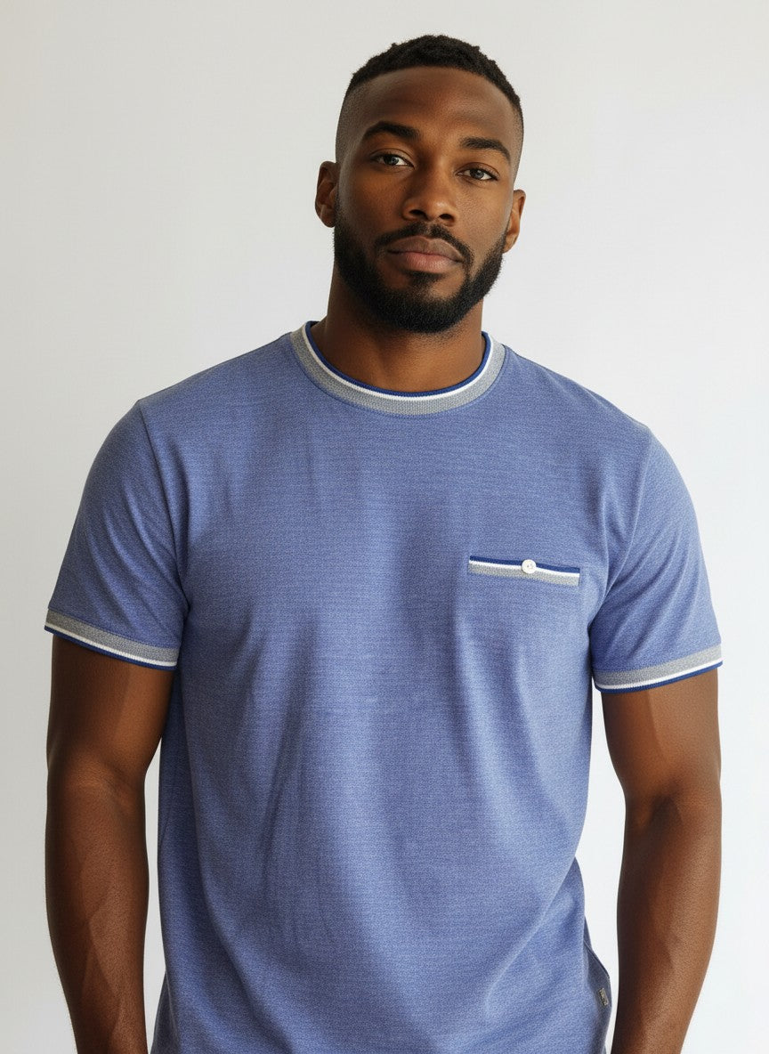 Vertical Sport Men's Vertical Pique Sport Crew Tee
