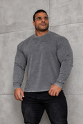 Jed North Men's Vintage Wash Long Sleeve T-Shirt - Storm Gray