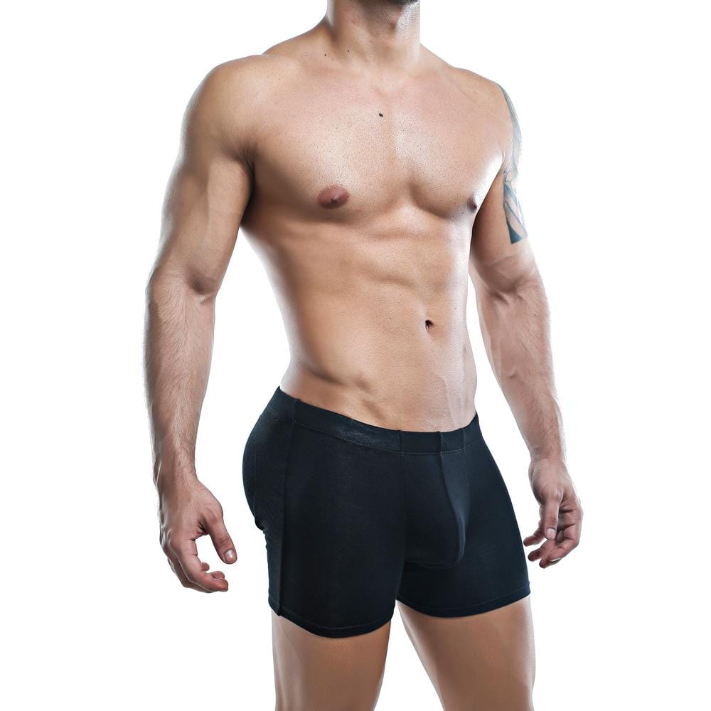 Black virile vlg001 boxer trunk briefs with sleek form-fitting design and comfortable athletic fit