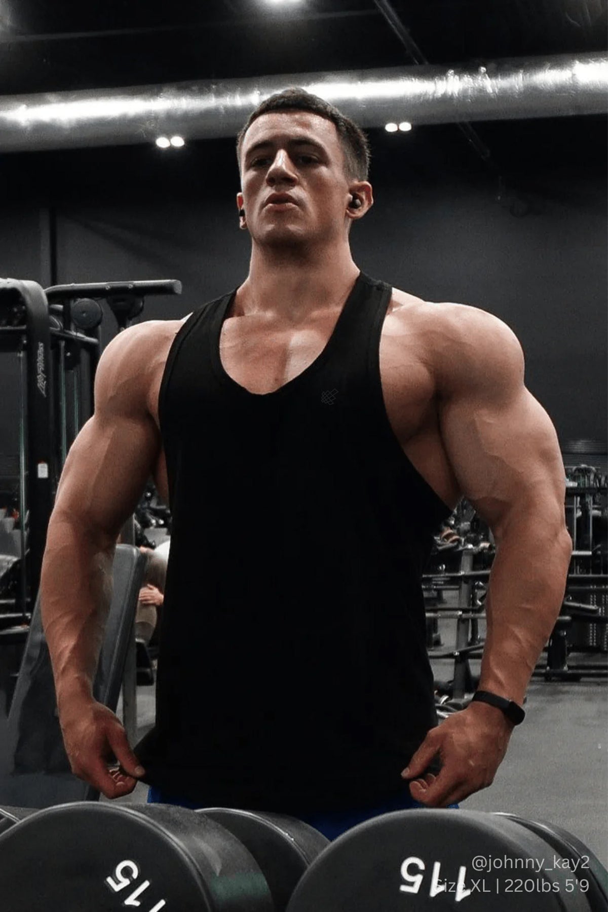 Vital Raw-Hem Tank Top 2.0 - Black - DealByEthan.gay loves Jed North