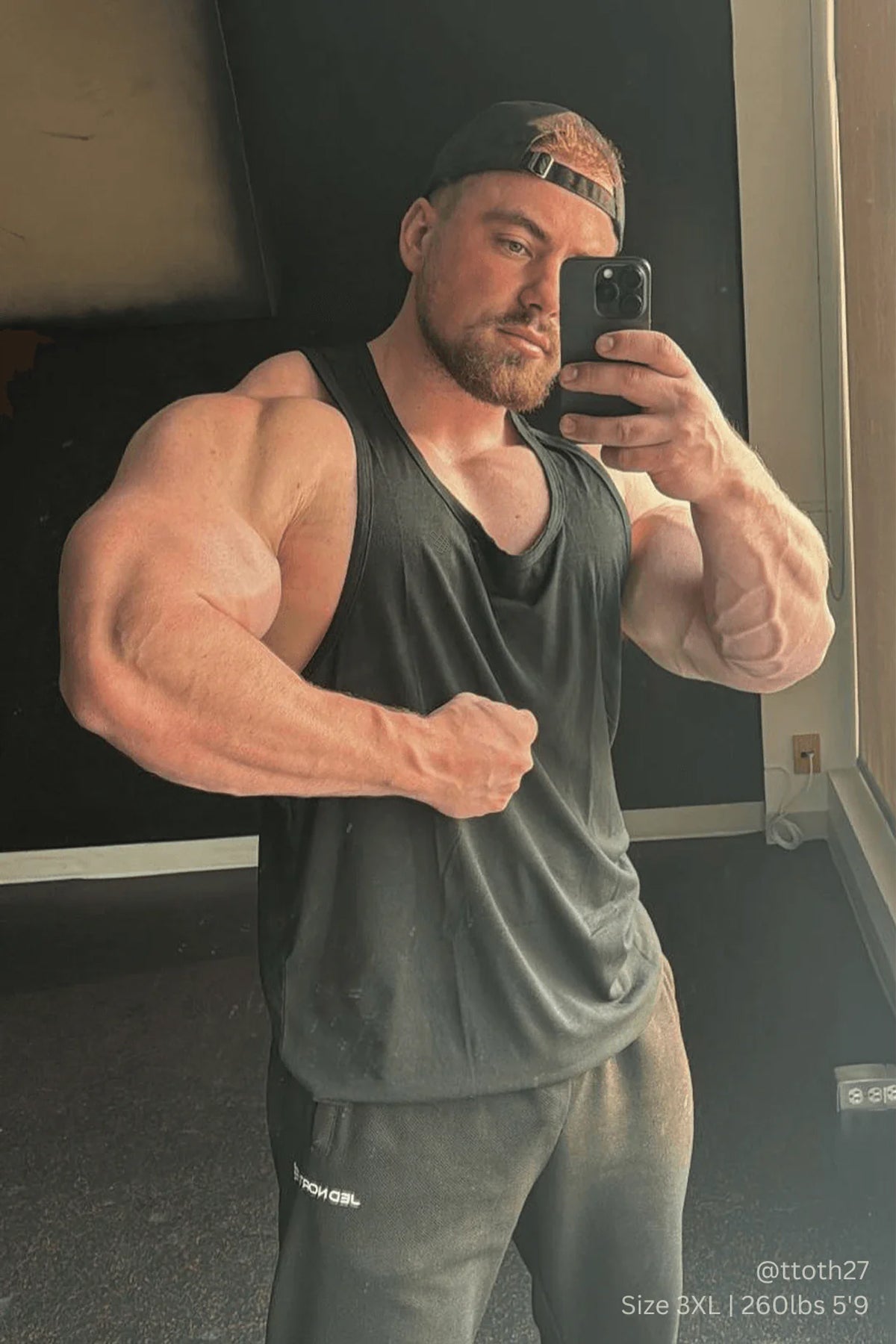 Vital Raw-Hem Tank Top 2.0 - Black - DealByEthan.gay loves Jed North