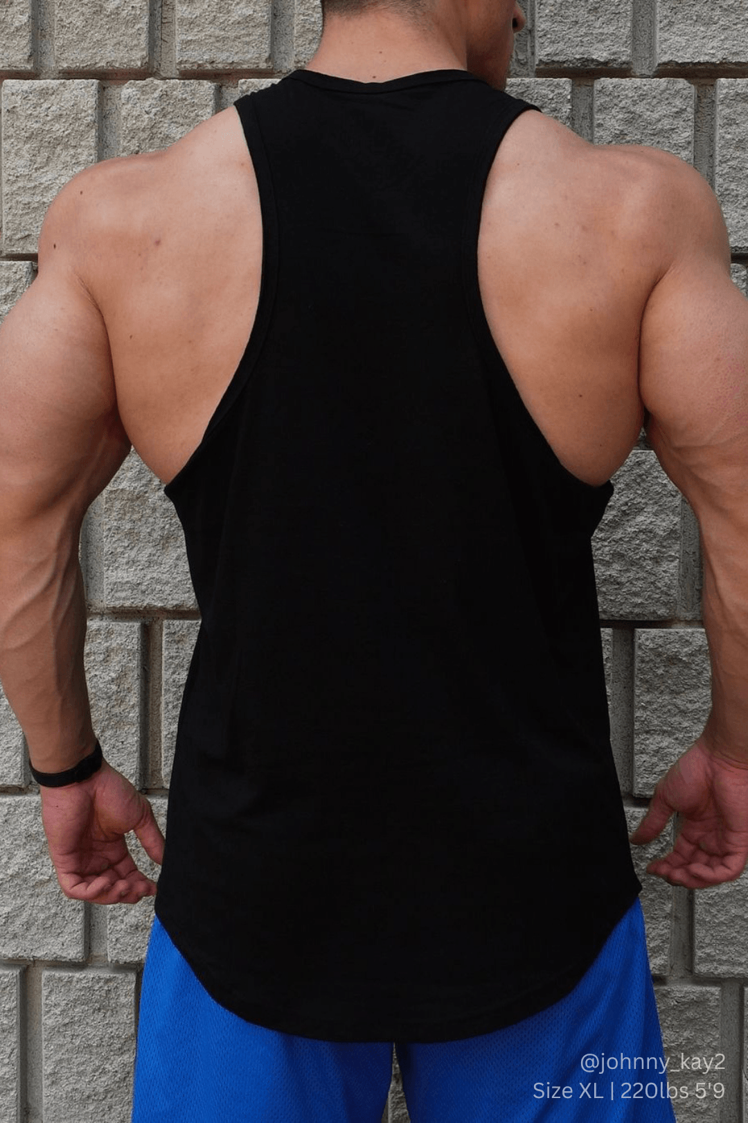 Vital Raw-Hem Tank Top 2.0 - Black - DealByEthan.gay loves Jed North