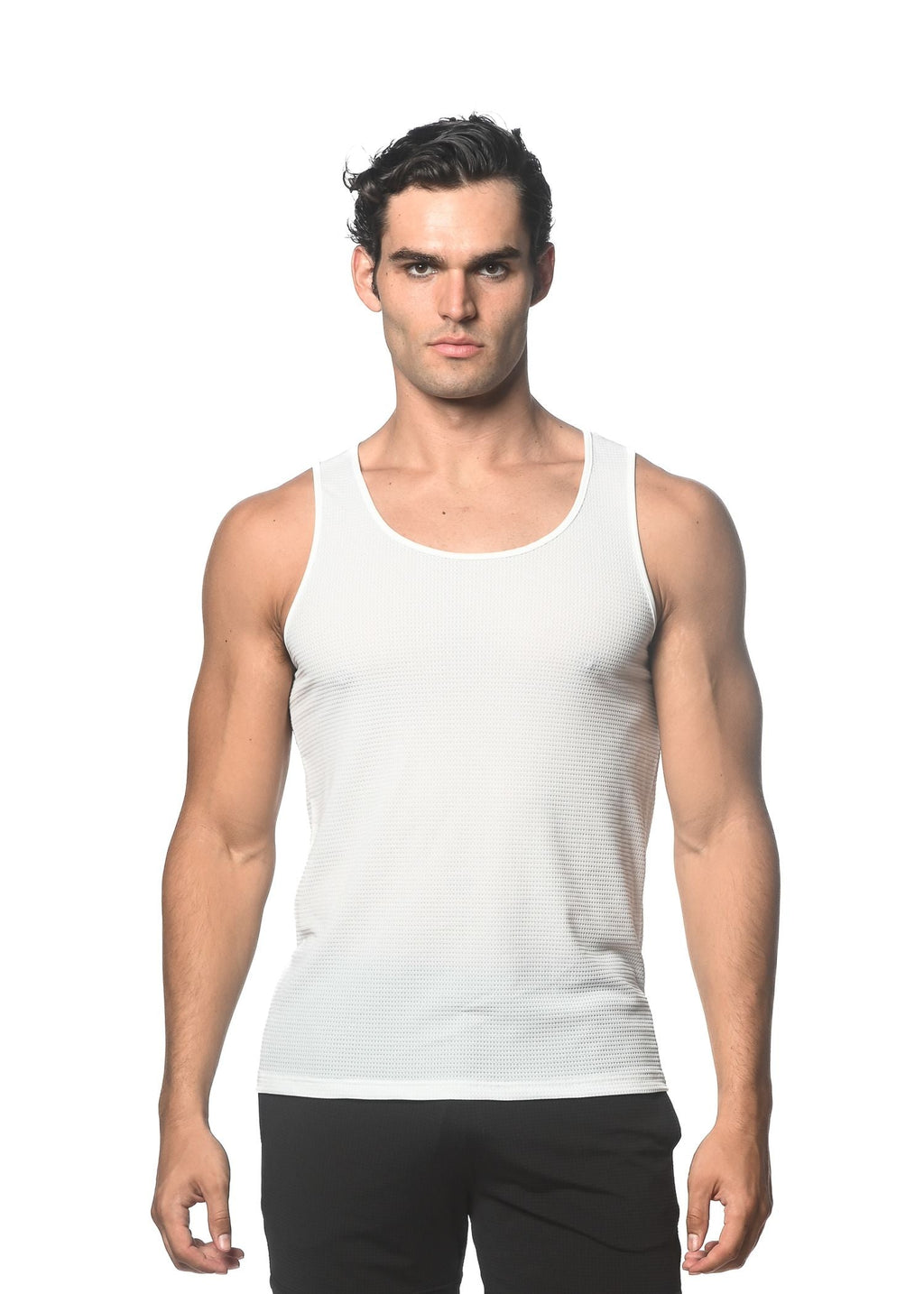 CAMISETA DE ALTO RENDIMIENTO DE MALLA ELÁSTICA WAFFLE