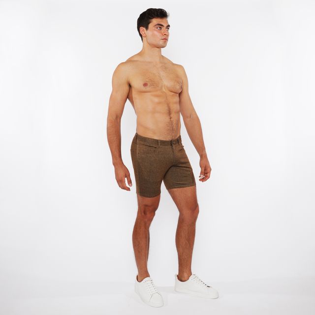 WASHED DENIM STRETCH KNIT SHORT - DealByEthan.gay loves ST33LE
