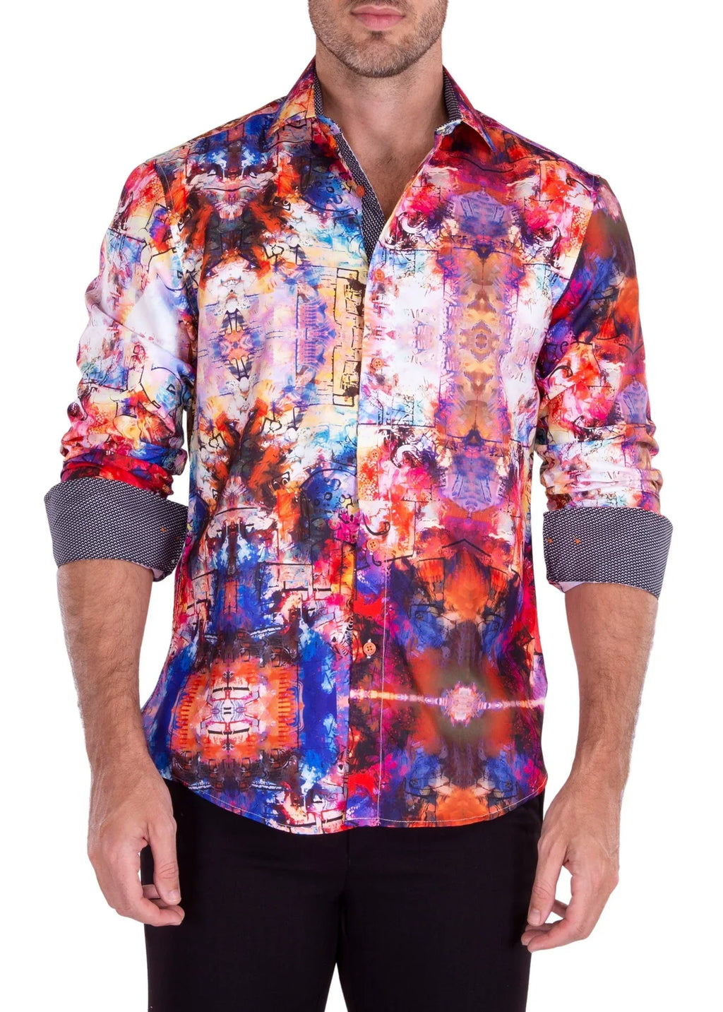 WATERCOLOR ART PRINT L/S SHIRT - DealByEthan.gay loves Bespoke