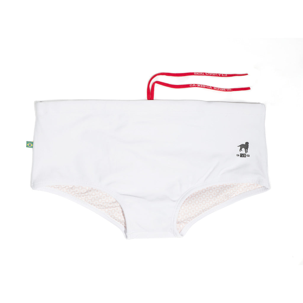 CA-RIO-CA Branco / White  Men's Swimming Sunga - Beachwear for Men