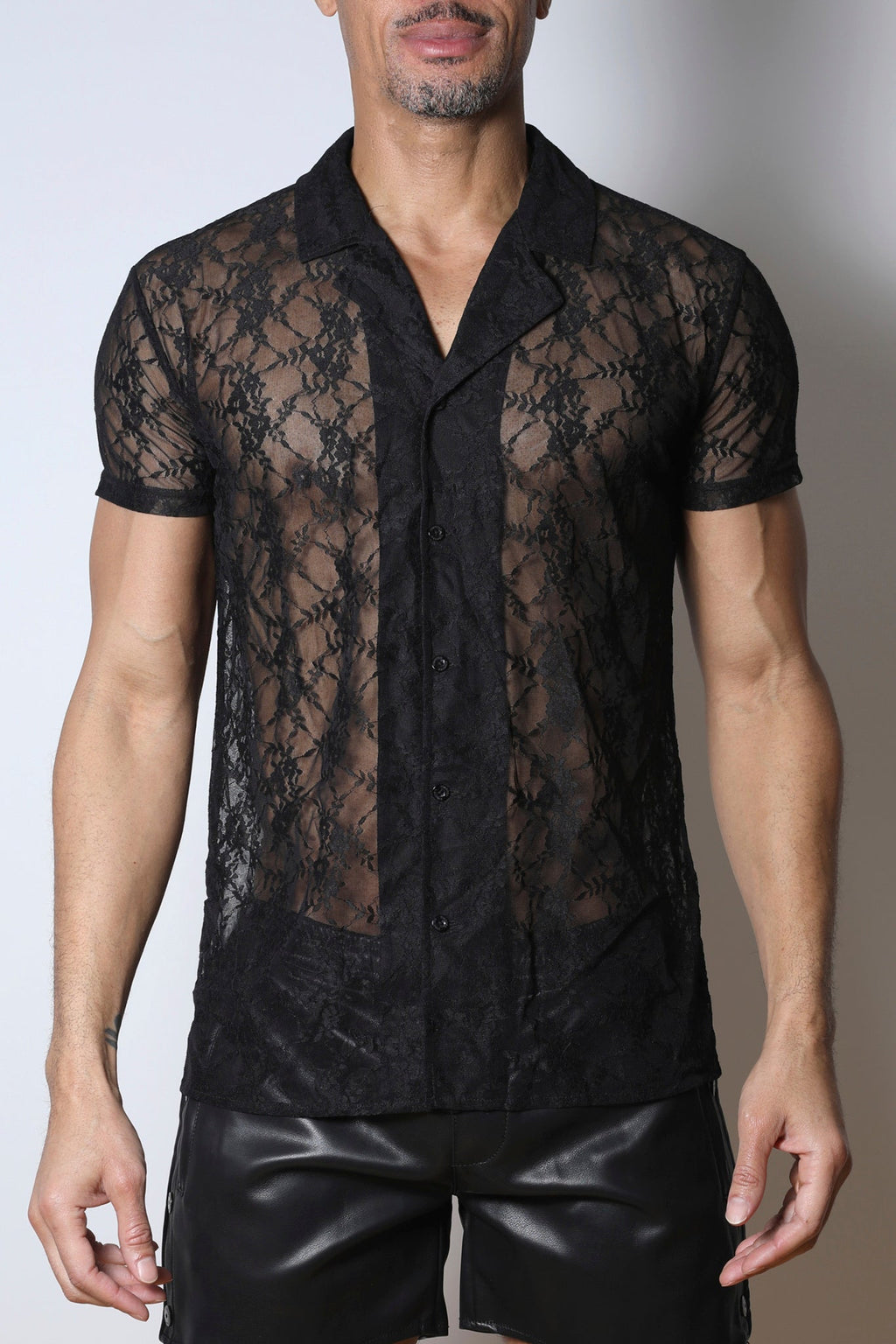 Timoteo Windsor Button Down Shirt - Black