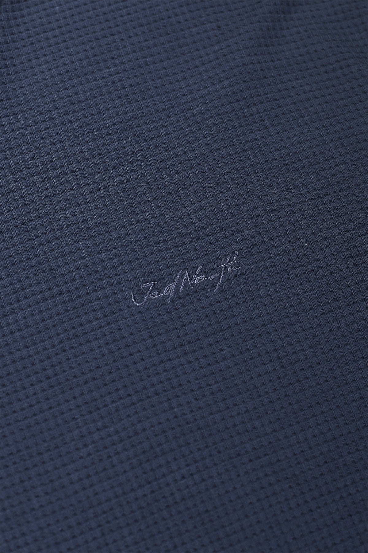 Waffle Henley T-Shirt - Dusty Blue - DealByEthan.gay loves Jed North