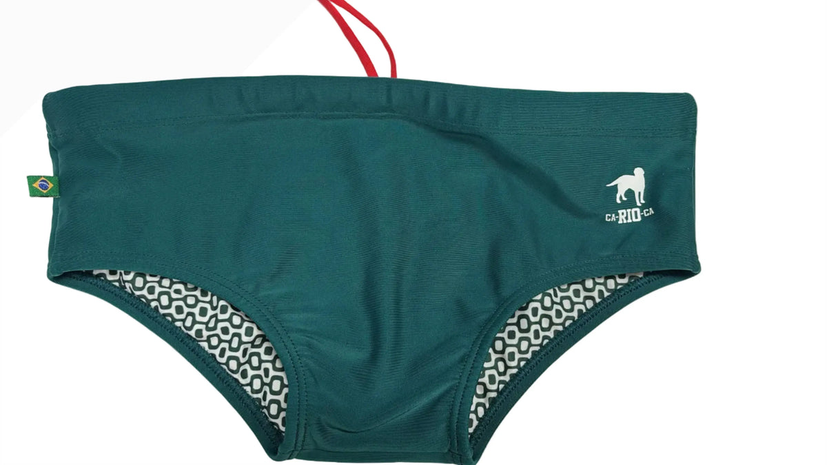 CA-RIO-CA Men's Low Rise Solids Cut Sunga - Male Bathing Suit - Final Few