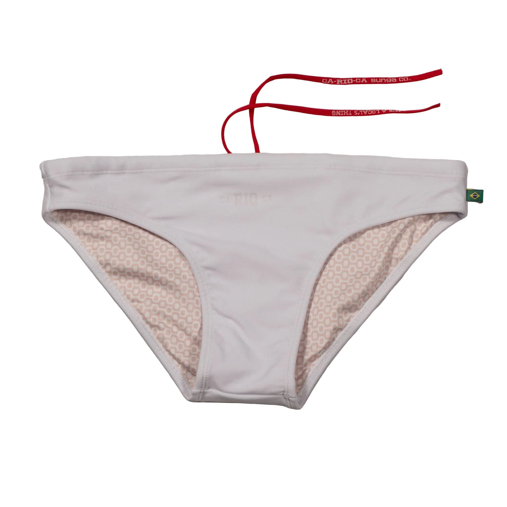 CA-RIO-CA Branco / White  Men's Swimming Sunga - Beachwear for Men