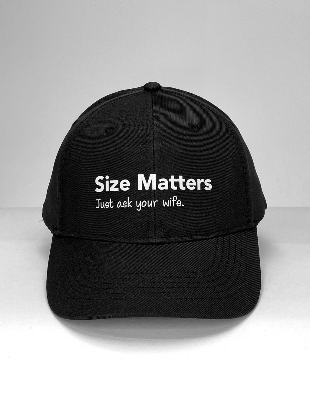 WildmanT Ball Cap "Size Matters. Just Ask Your Wife" - DealByEthan.gay loves WildmanT