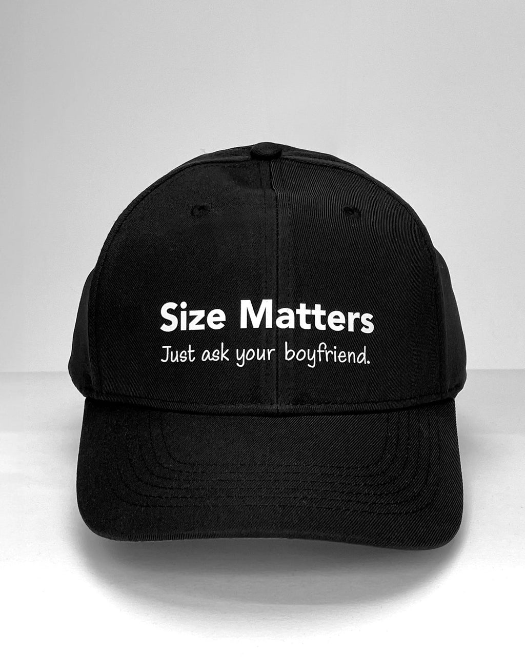 WildmanT Ball Cap "Size Matters. Just ask your boyfriend" - DealByEthan.gay loves WildmanT