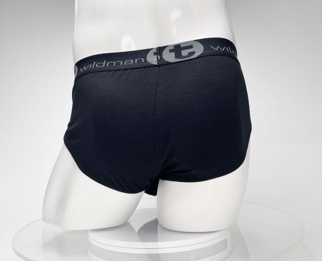 WildmanT Baumwoll-Monster-Cock-Slip Schwarz