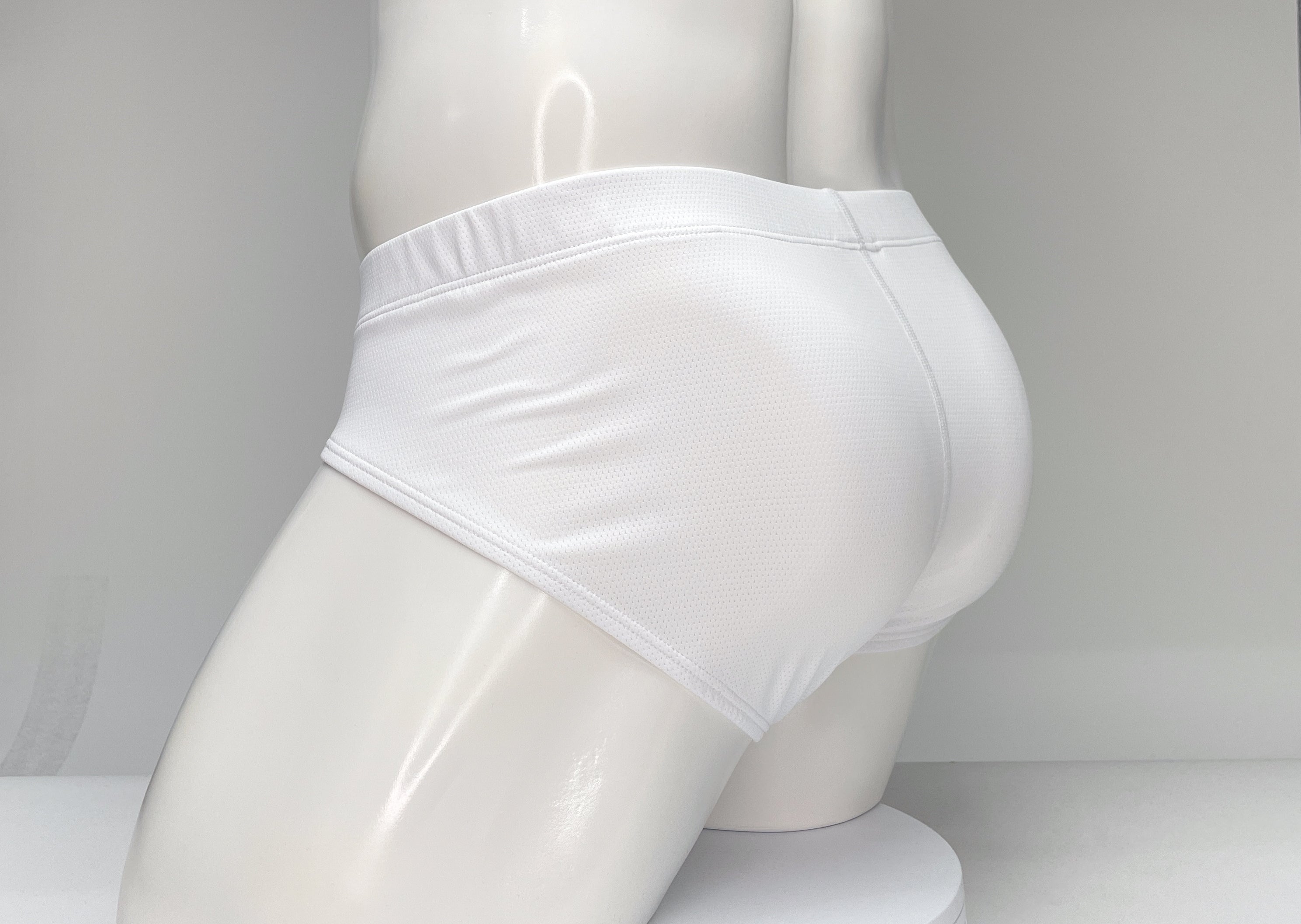 WildmanT Mesh Brief White and Red - DealByEthan.gay loves WildmanT