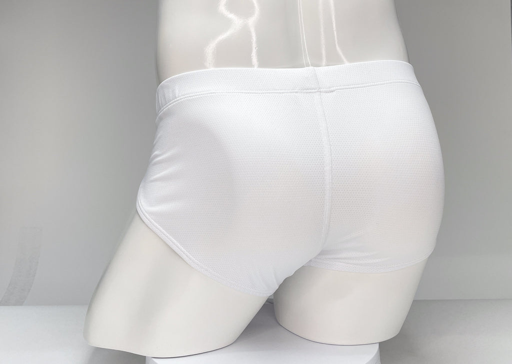 WildmanT Mesh Brief White and Red - DealByEthan.gay loves WildmanT