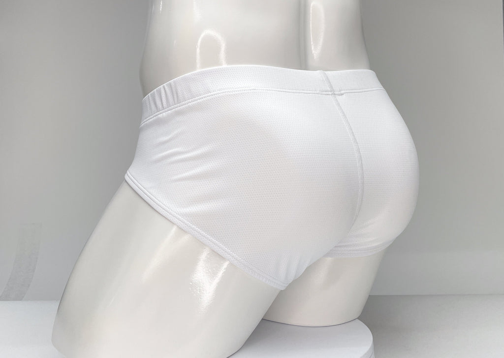 WildmanT Mesh Brief White and Red - DealByEthan.gay loves WildmanT