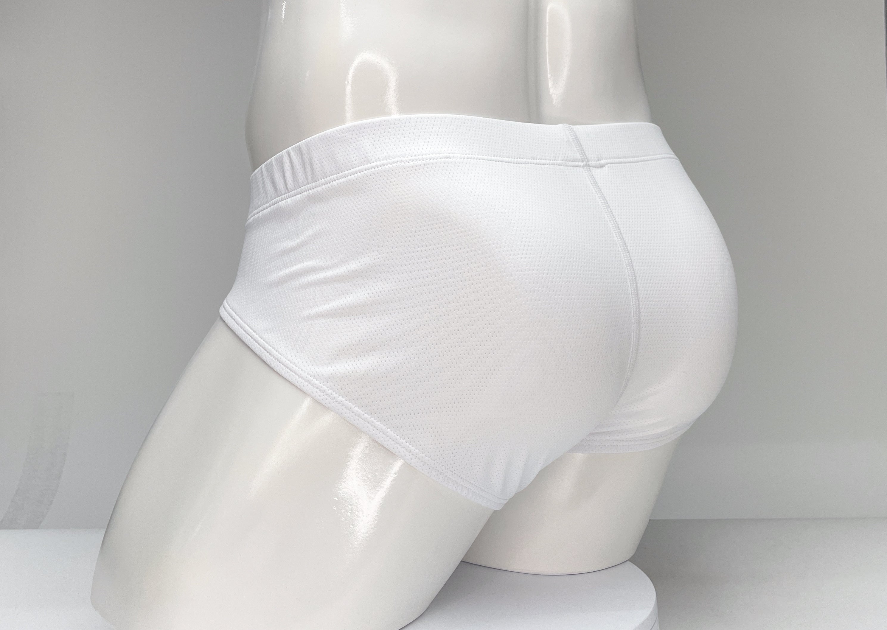 WildmanT Mesh Brief White and Red - DealByEthan.gay loves WildmanT