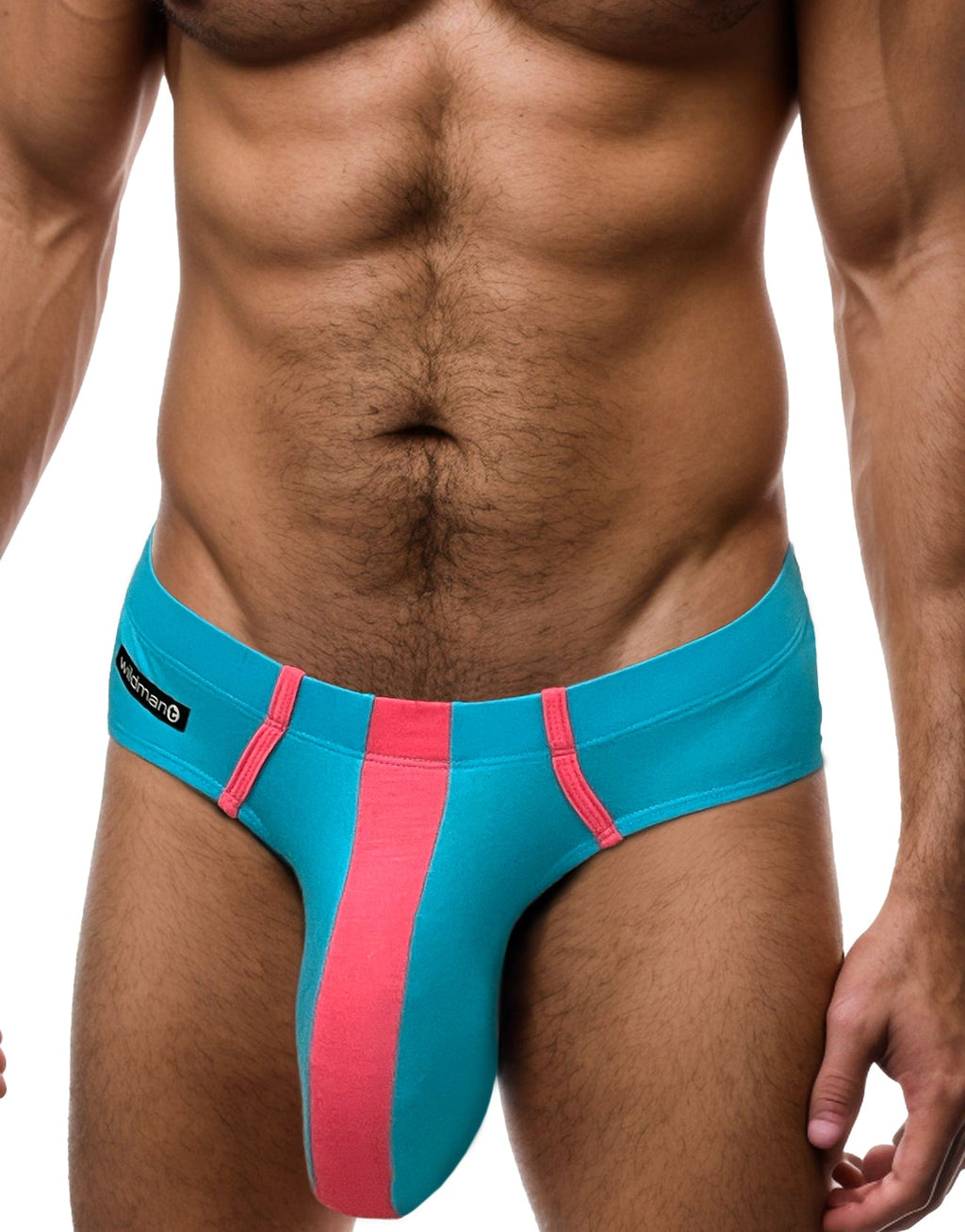 Braguita de modal WildmanT Monster Cock azul bebé y rosa