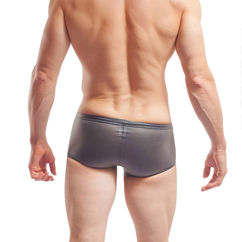 Wojoer Fun-X-Tion Latex Transparent Boxer Brief Underwear Black 325T316S Size XL - DealByEthan.gay loves Wojoer