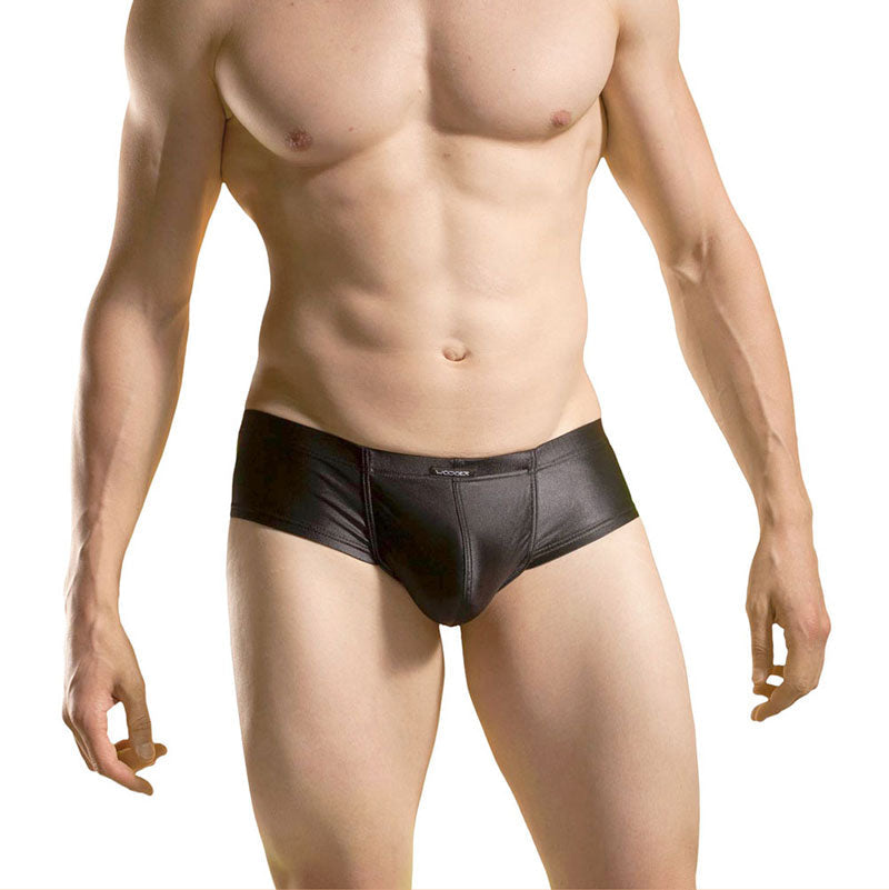 Wojoer Wet Matte Hipster Cheeky Bikini Swimwear Black 324T309S Size XL - DealByEthan.gay loves Wojoer