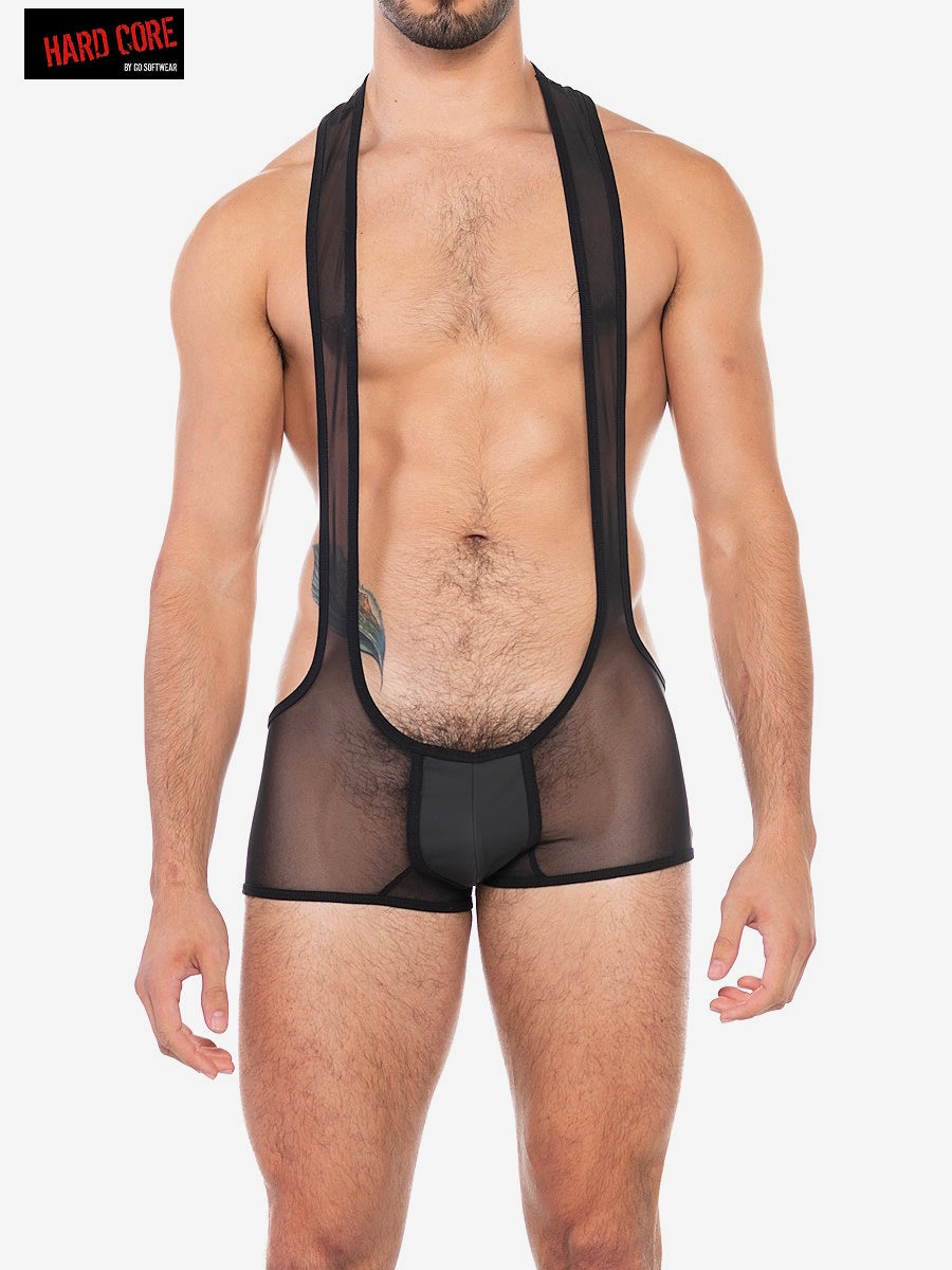 X Deep Scoop Mini Mesh Singlet - DealByEthan.gay loves Hard Core