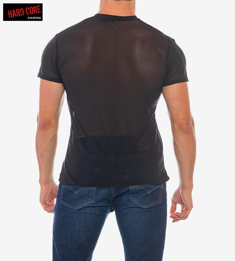 X Mini Mesh V-Tee - DealByEthan.gay loves Hard Core