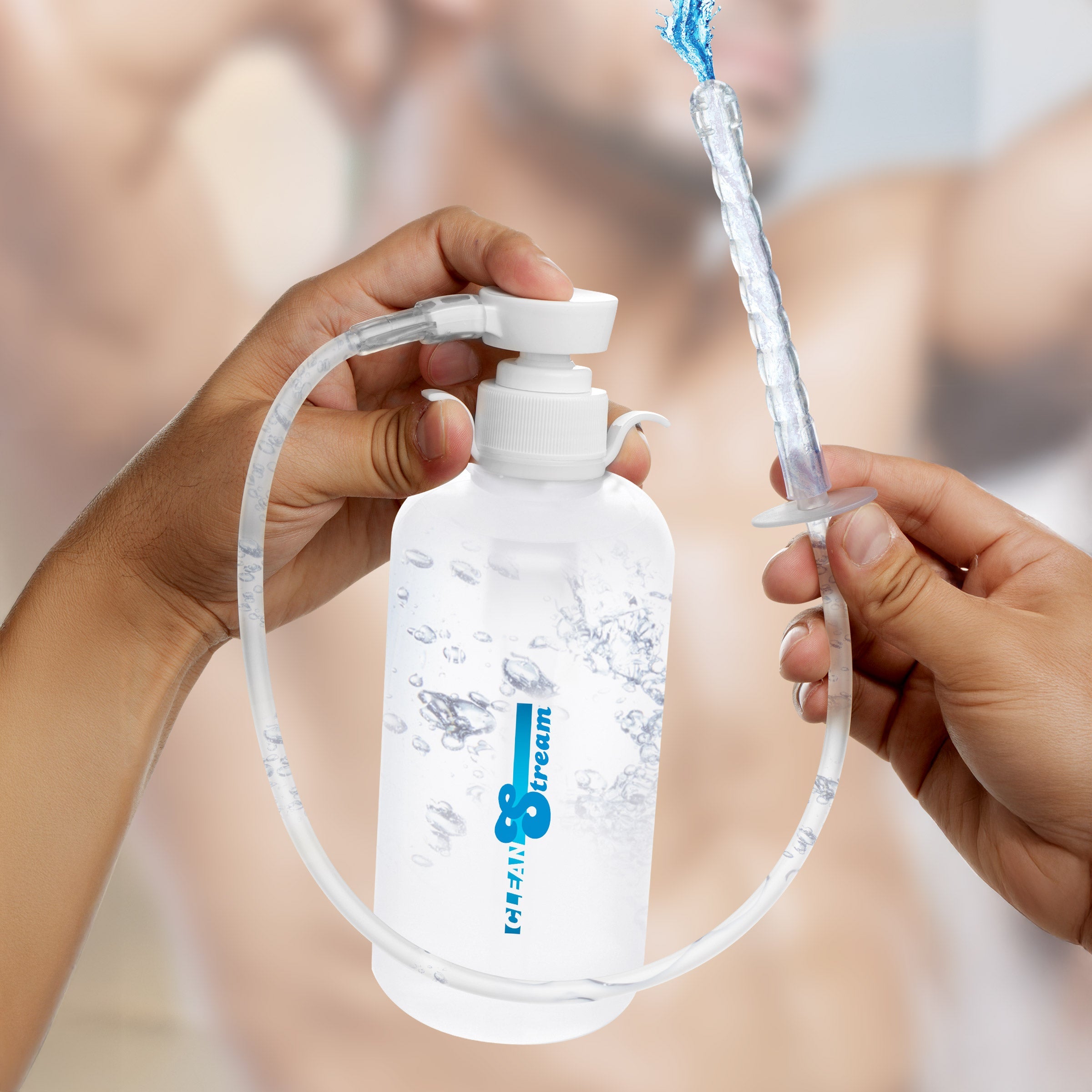 Botella de enema XL con 3 accesorios