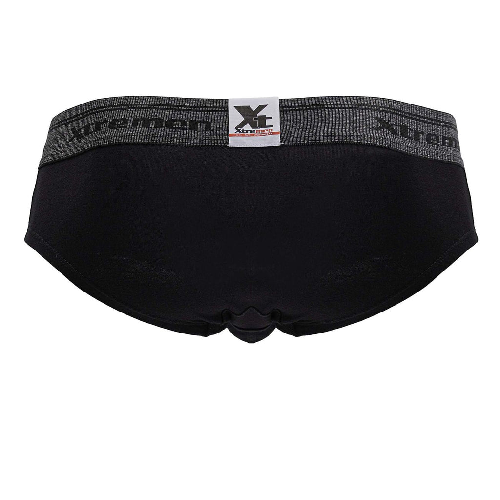 Xtremen 41315 Cotton Blend Briefs Color Black - DealByEthan.gay loves Xtremen
